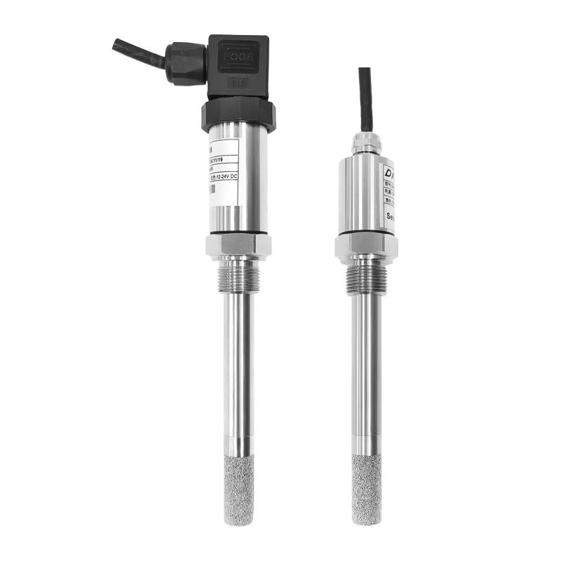 RS485 Modbus Industrial Temperature and Humidity Transmitter Duct Mount Thermo Hygrometer for Process Monitoring System