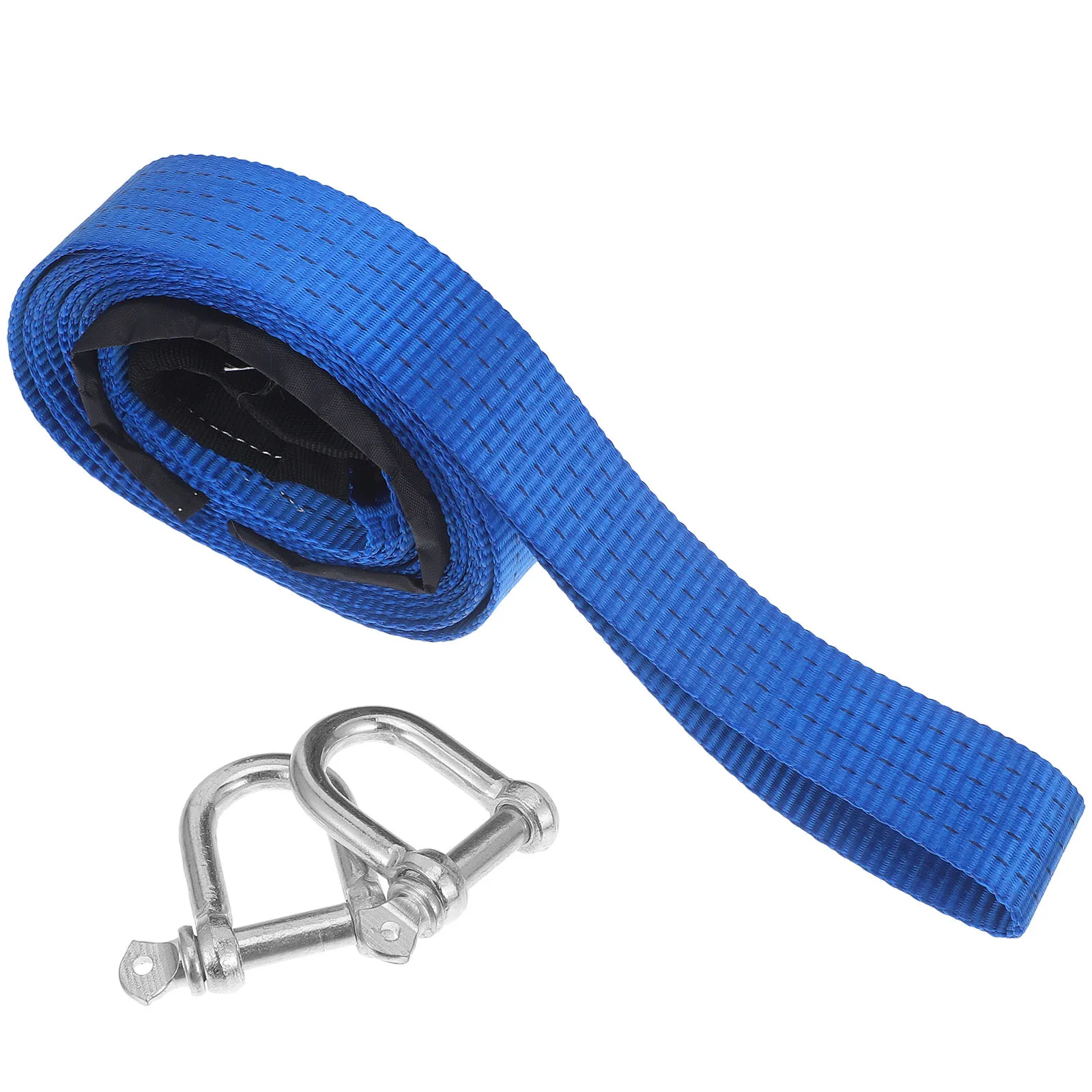 

1Set Car Tow Dolly Heavy Duty Tow Strap with Hook Nylon Boat Trailer Winch Strap Towing Rope Towing Straps Heavy Duty Straps