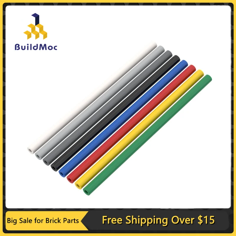 MOC 1PC 76324 1x9 Thin Hose (72mm) Brick High-tech Changeover Catch for Building Blocks Parts DIY Educational Tech Toys