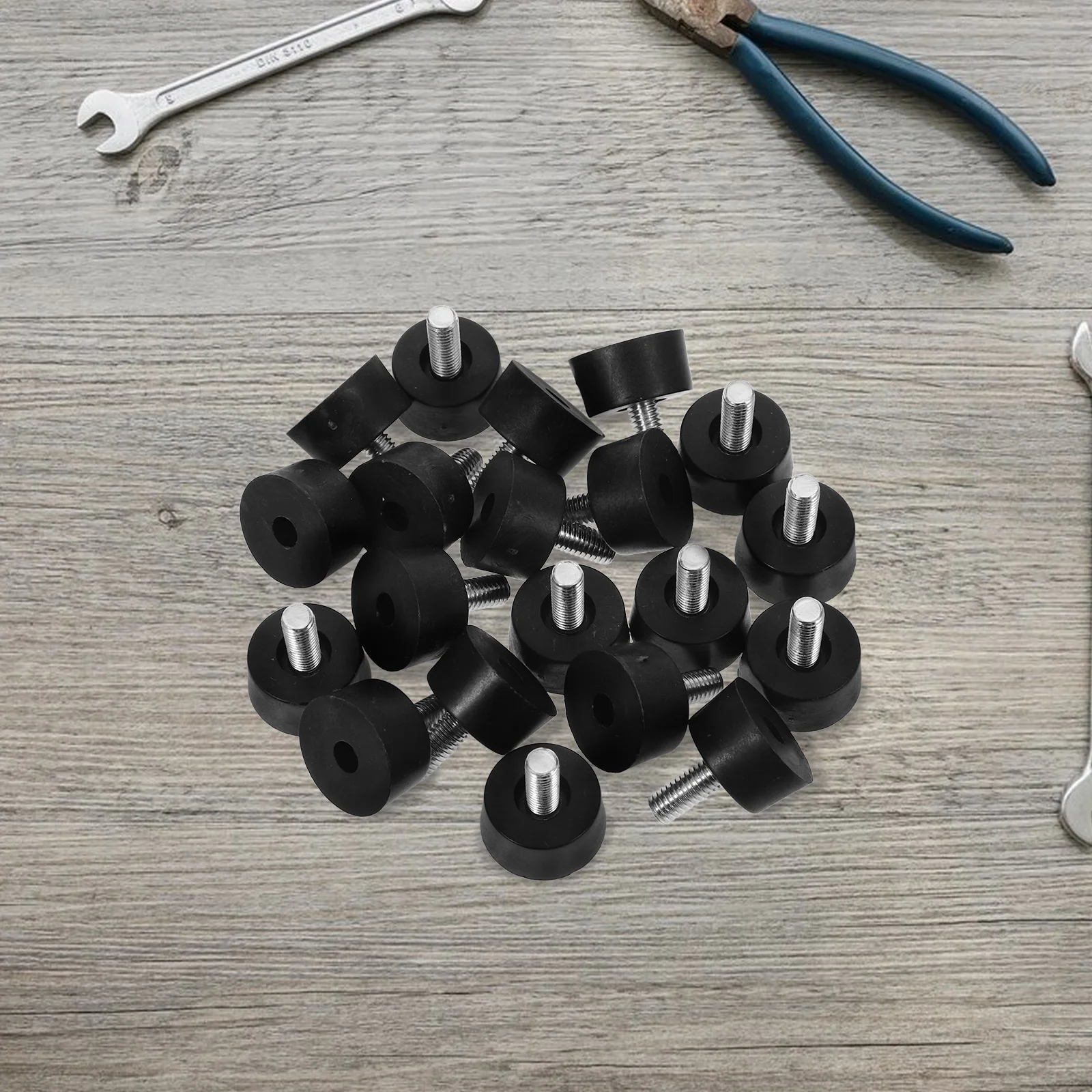 

20 pcs Adjustable Feet Plastic Furniture Glides Base Couch Legs Sofa Leveling Feet for Tables Chairs Table Glides Beds