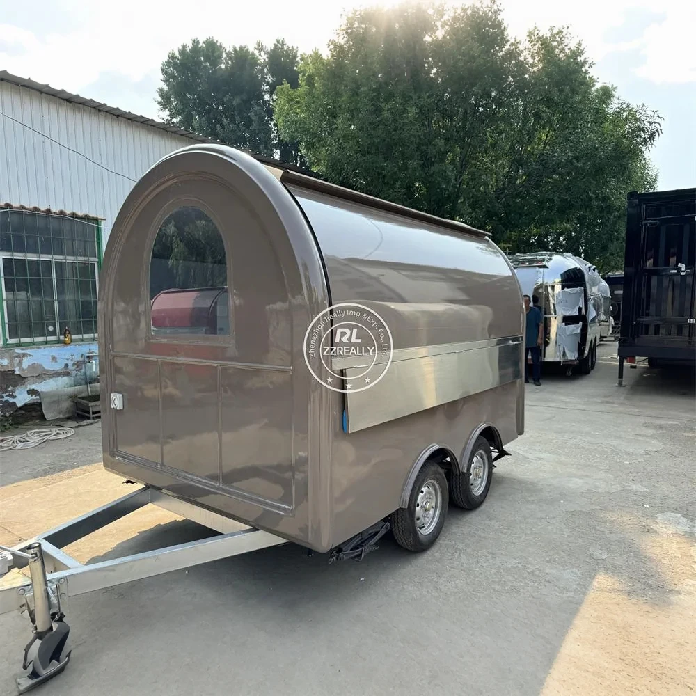 

Australia Standard Food Trailer With Full Kitchen Street Pizza Ice Cream Cart Street Fast Food Truck Trailer For Sale