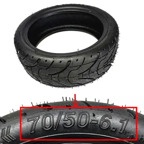 10 Inch 70/50-6.1 Tubeless Tire For Dualtron For Mini Electric Scooter 10x2-6.1 Cycling Scooter Parts & Accessories