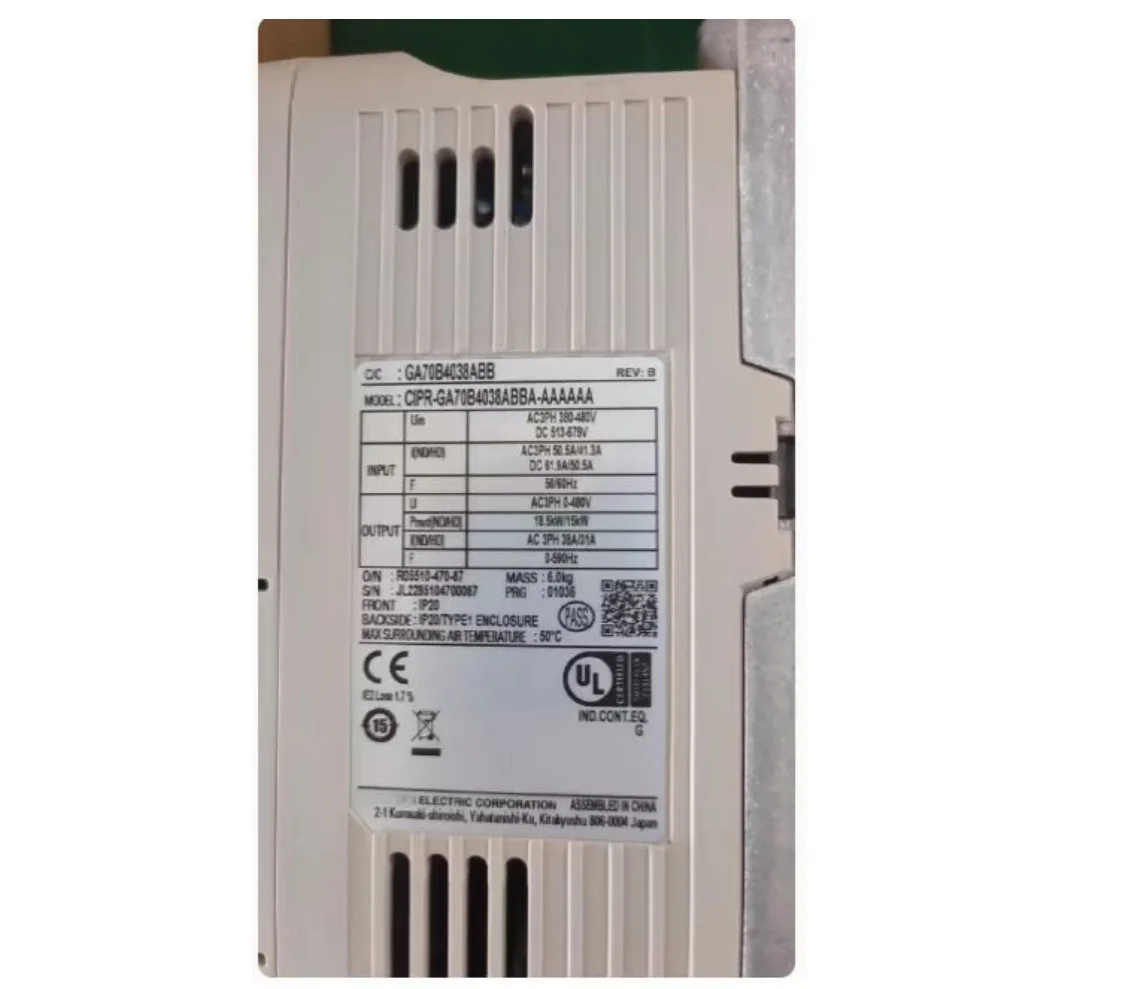 New CIPR-GA70B4038ABBA-AAAAAA AC Drive Frequency Inverter GA70B4038ABB