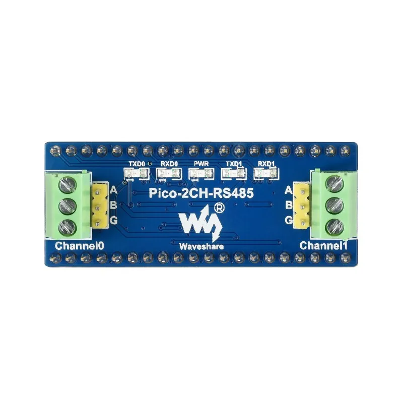 Módulo RS485 de 2 canales para Raspberry Pi Pico SP3485, transceptor UART a RS485 Pico-2CH-RS485