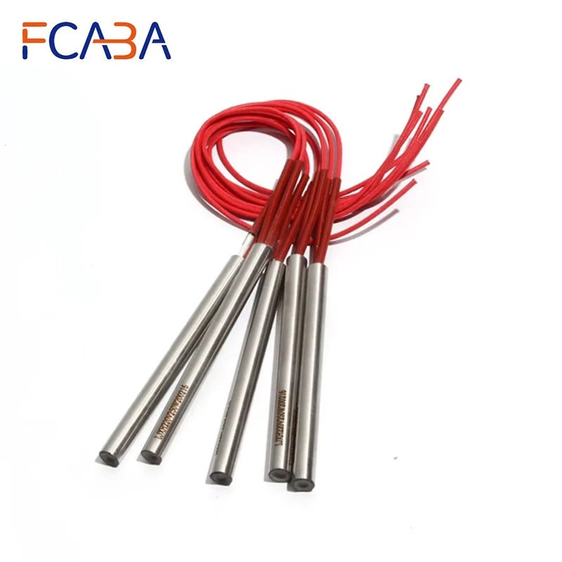 

Нагревательный элемент картриджного типа FCABA, 10 шт., 13 мм, 140~160 мм, из нержавеющей стали 201SUS, 110В/220В/380В, 450Вт/470Вт/500Вт/520Вт, трубчатый стержневой нагреватель