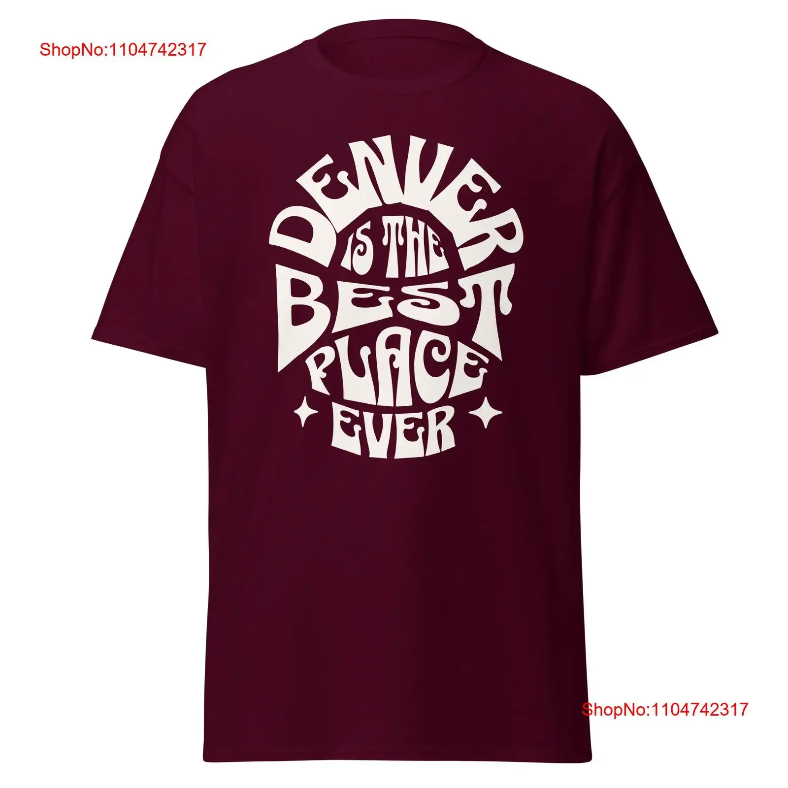 Denver é o melhor lugar de todos os tempos t camisa retro groovy colorado vintage lavado elegante macio homme respirável moda esticada