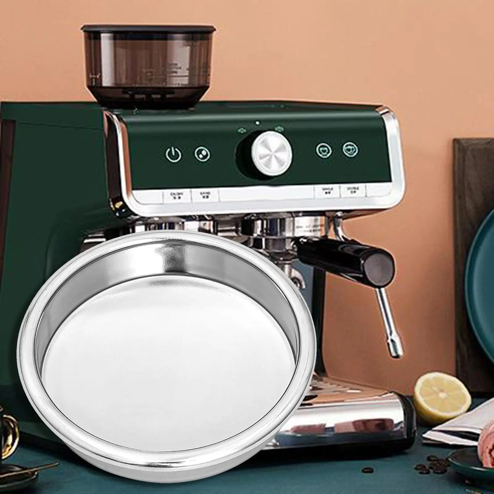 Filtro per caffè con inserto Backflush Accessorio per caffè Riutilizzabile Robusto Pratico 58 mm