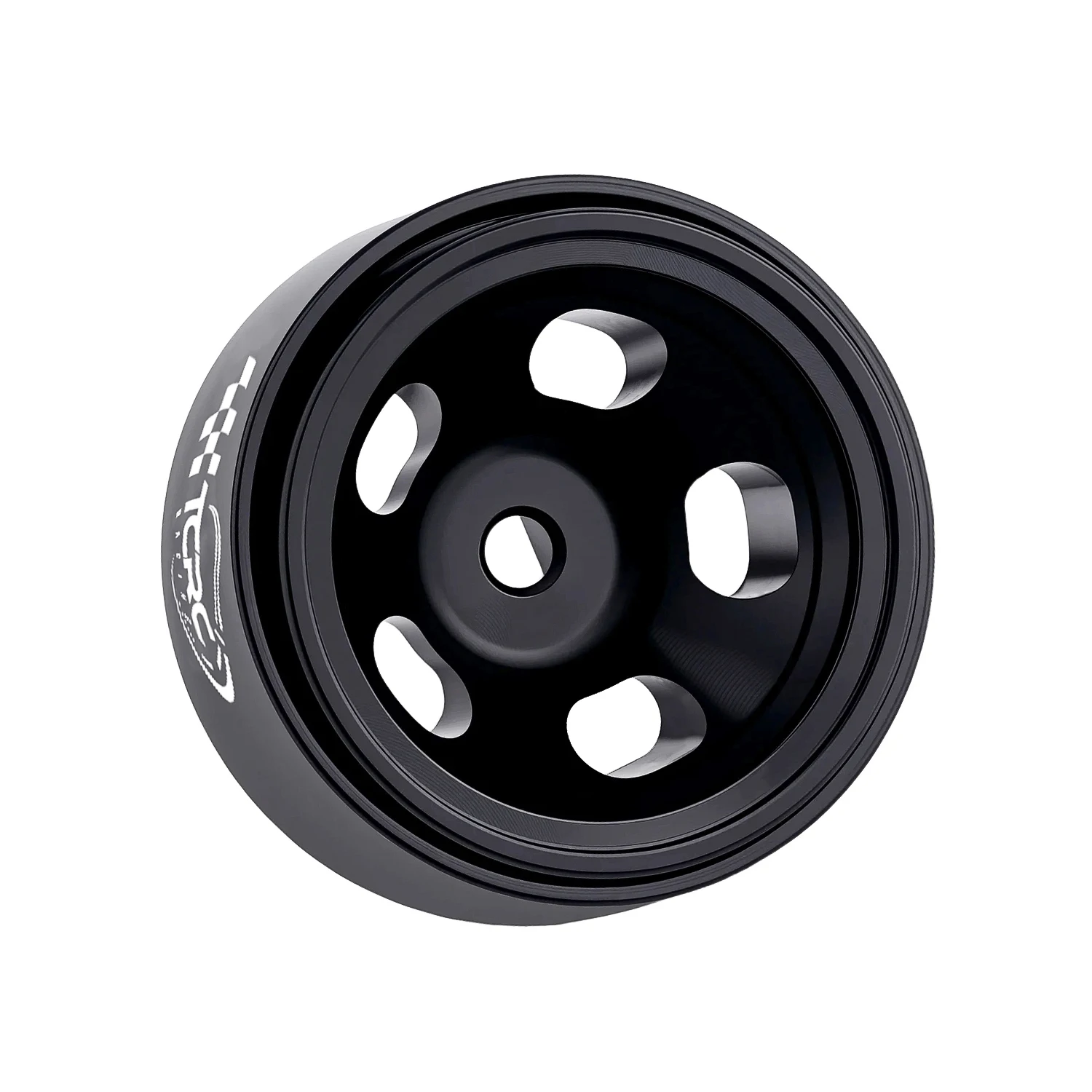 TCRC Vintage Indy Slot Mag Wheels Deep Dish Aluminum 0.7inch Beadlock Wheel Hubs for 1/30 Axial SCX30 Upgrades