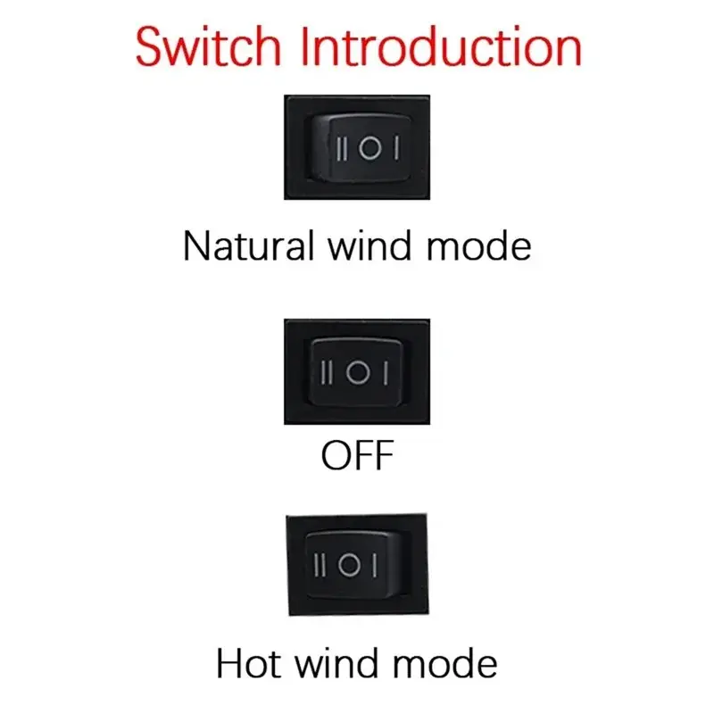 

YANA50I Portable Electric Air Blower Fan Heater For Li- Power Tool Dual Mode Hot & Cold Wind For Outdoor Indoor Use