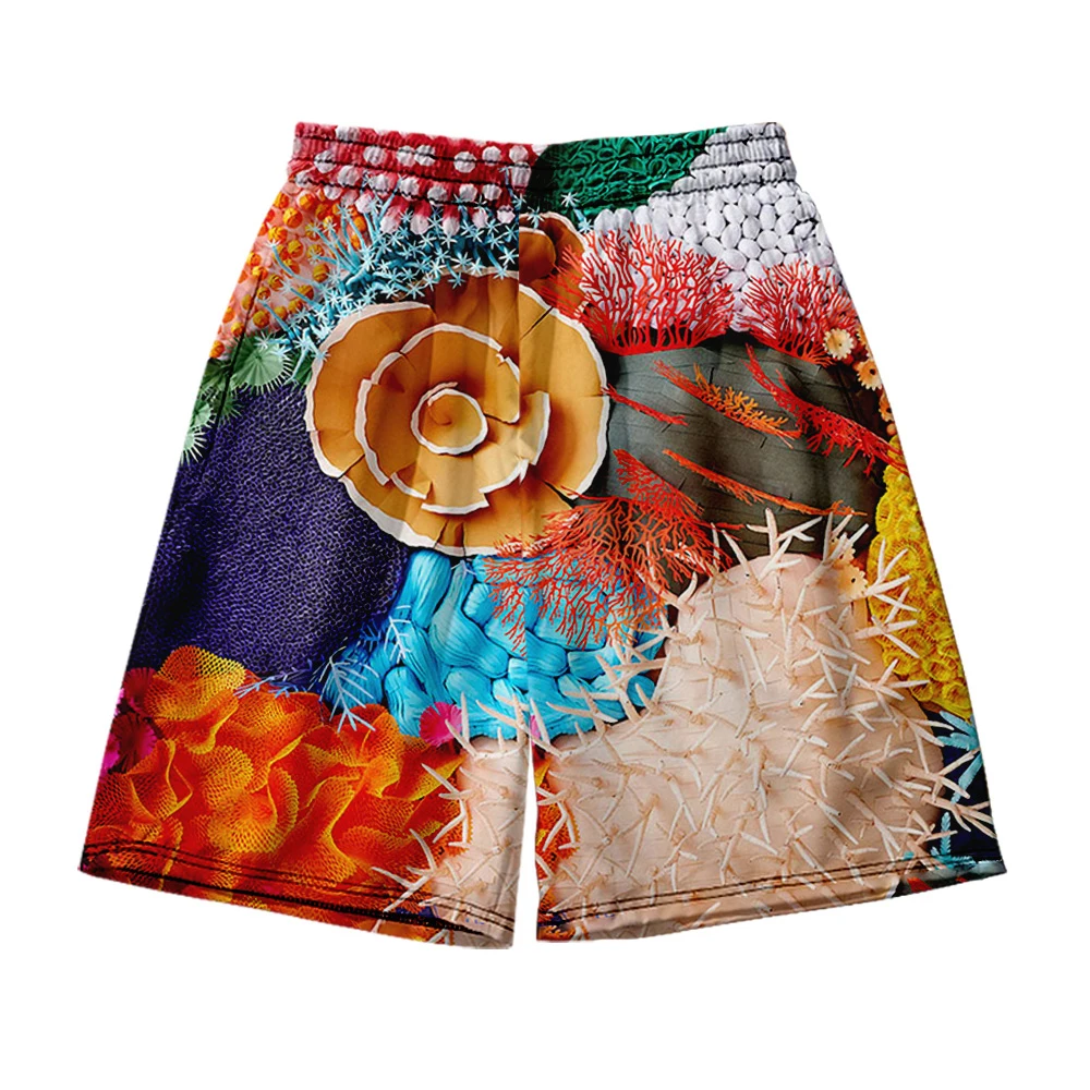 

Beach Shorts Men's and women's clothing 3D digital printing casual shorts Fashion trend couple Pants 17