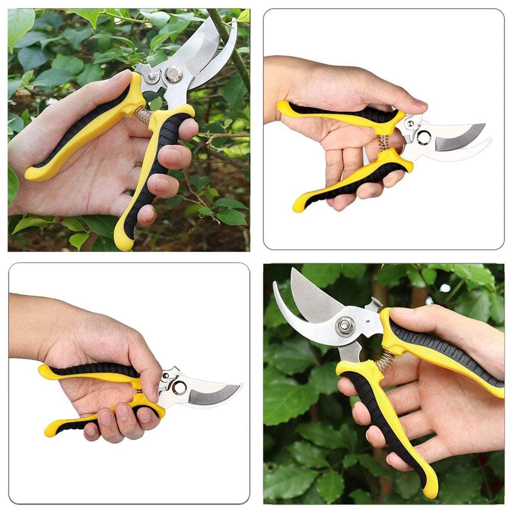 1pcs pruner vườn kéo chuyên nghiệp sắc nét bỏ qua kéo cắt tỉa cây xén Kéo cắt tay kéo vườn mỏ kéo