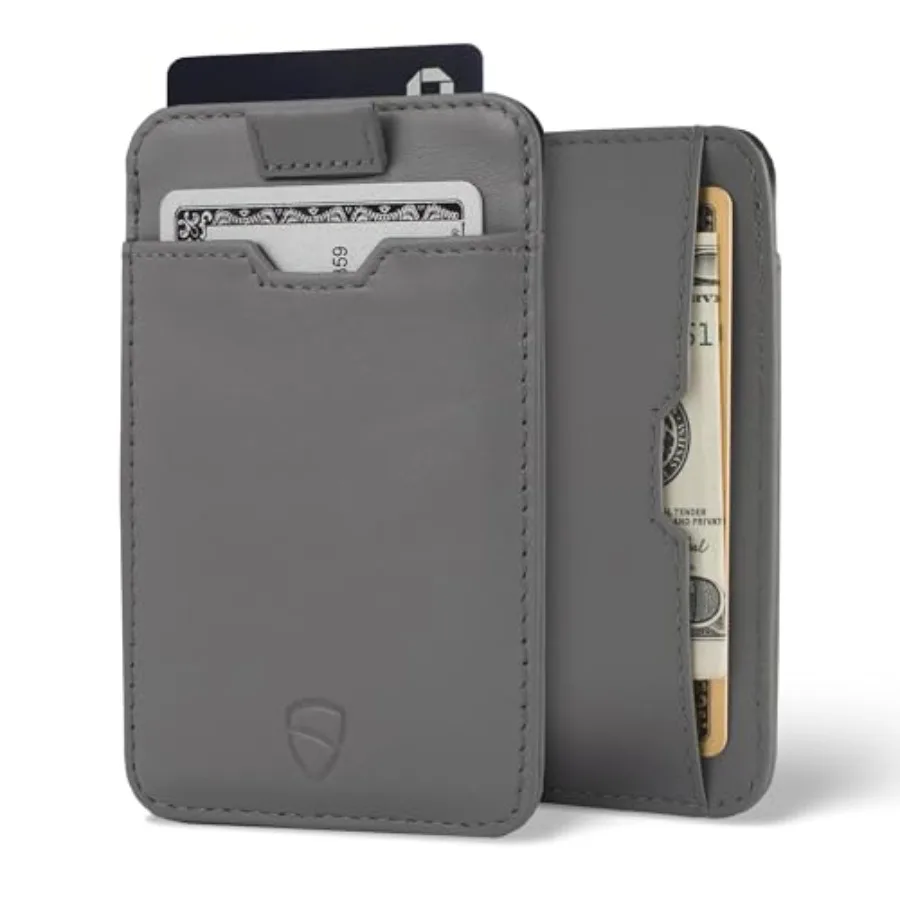 

CHELSEA Mens RFID Blocking Slim Leather Card Wallet - Minimalist Front Pocket Cardholder