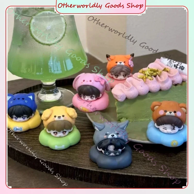 A tumba perdida fofo pequeno ninho série empilhamento caixa cega decoração de mesa coleção presente do feriado brinquedos anime estatueta