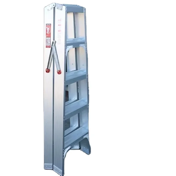Modern Design Double-Sided Aluminum Folding Step Ladder Telescopic and Combination Structure