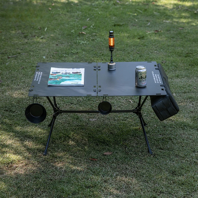 

Outdoor Tactical Table Camping Picnic Table Aluminum Multifunctional Portable Folding Table Camping Lightwehigt Table New