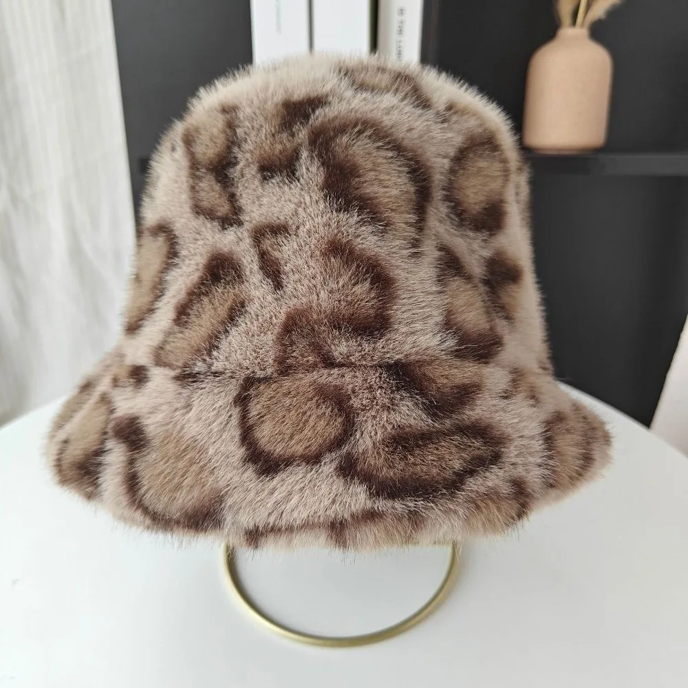 

New Warm Fisherman Hat Windproof Coldproof Warm Hat Fluffy Fur Pullover Cap Autumn and Winter