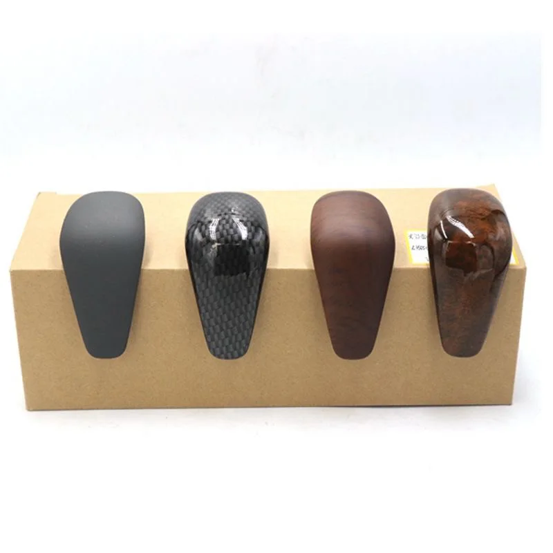 

Suitable For The 2016-2018 New Audi A6L A7 Shift Handball Top Cover Gear Lever Leather Cover Peach Wood Cover