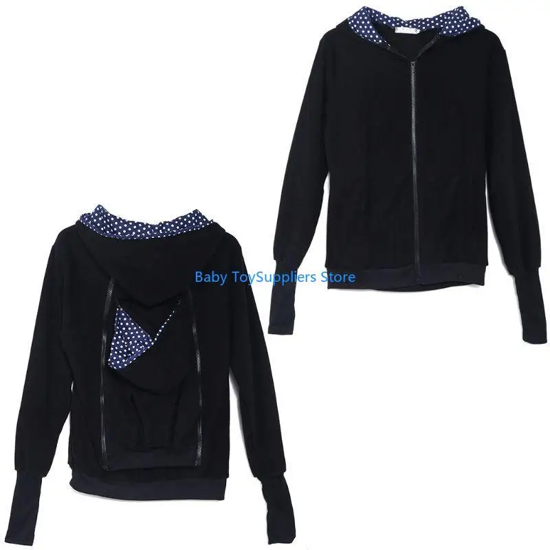 

R1WF Sweatshirts Baby for Carrier Wearing Hoodies Maternity Mother Clothes
