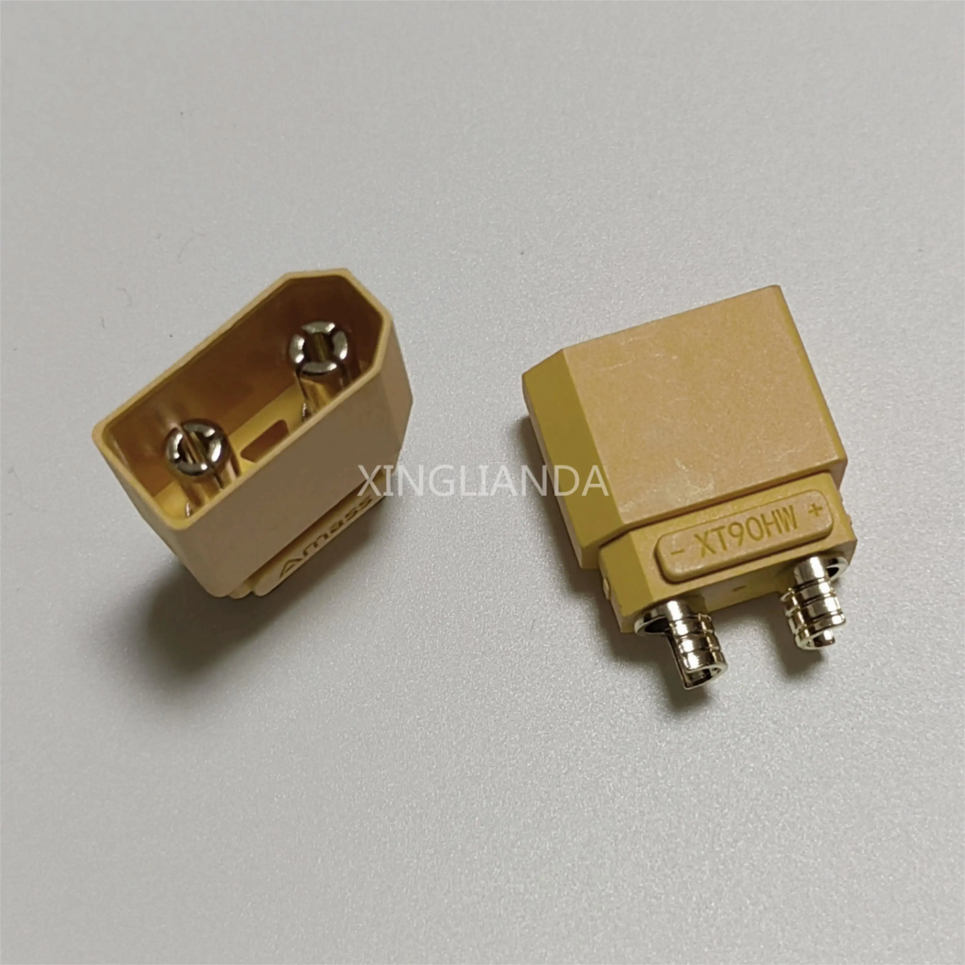 5 sets/Lot Amass XT90HW Waterproof Gold-plated Low Resistance Power Aviation Model Male Female Connection Plug