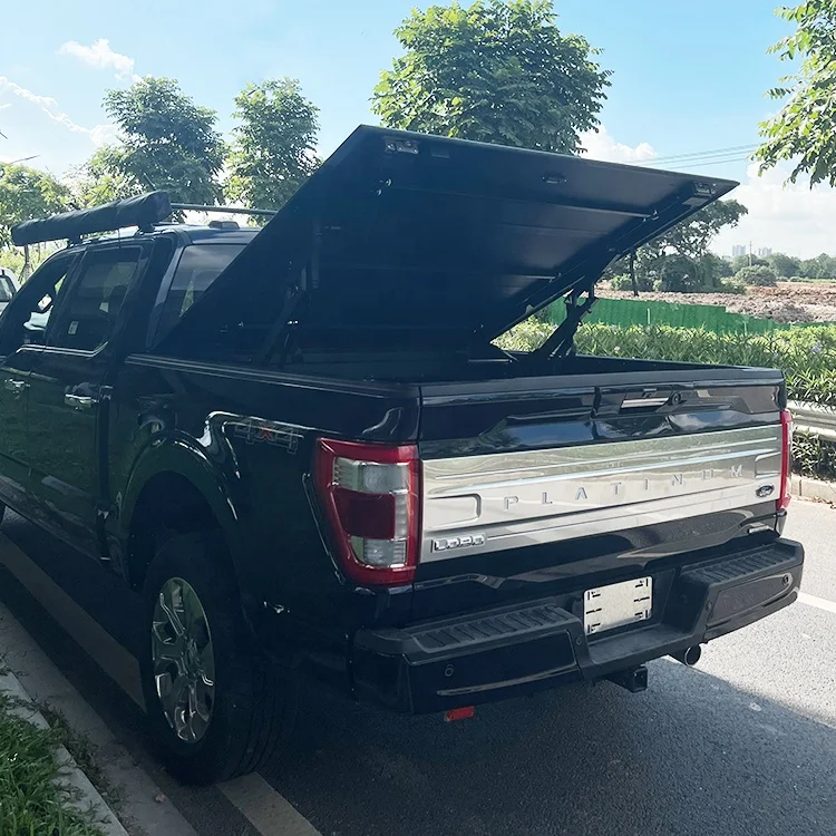 High Quality Folding Tonneau Covers Hardtop Lift Tri-fold Cover For Ford F150 Accessories/ranger/XLT/raptor/wildtrak