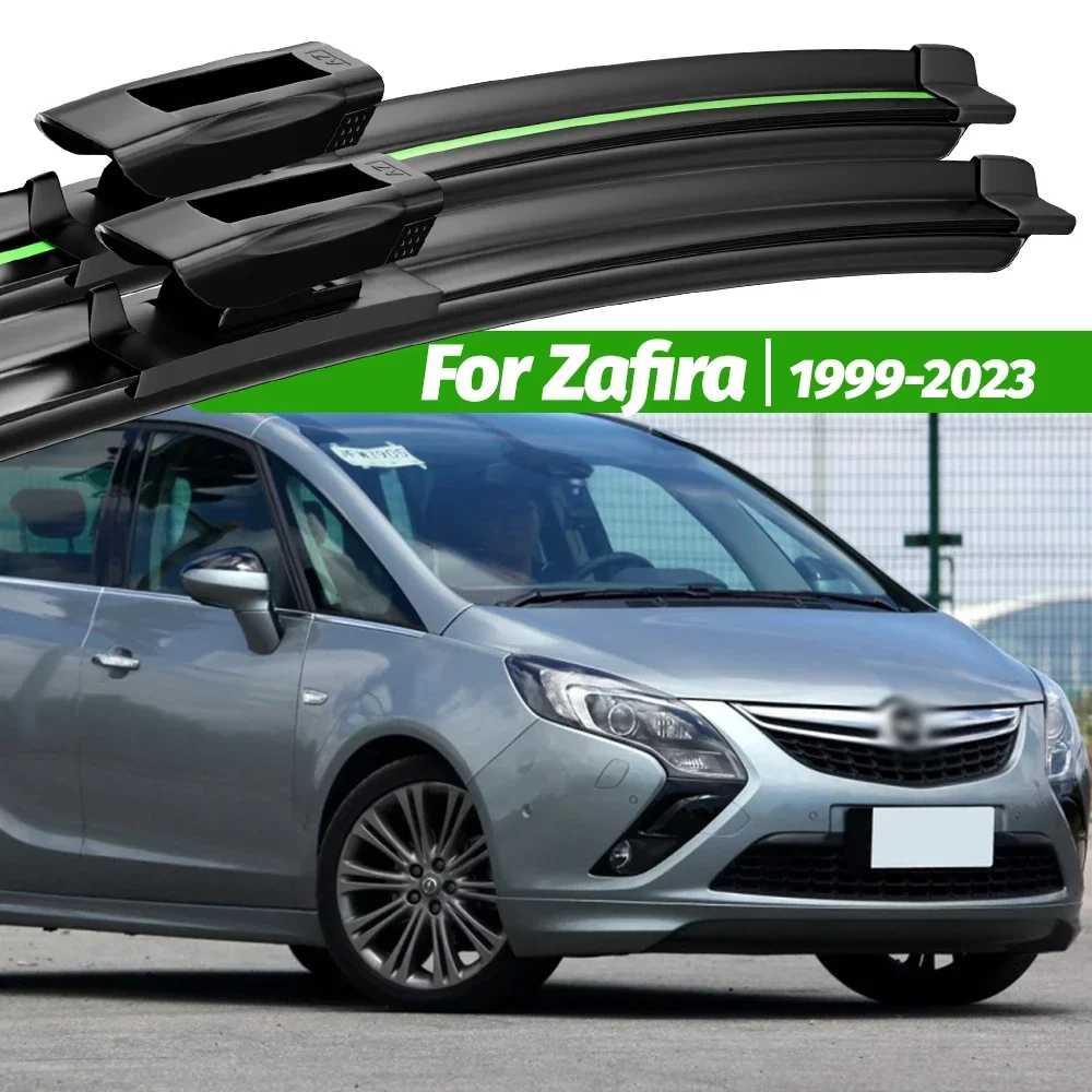 

For Opel Zafira A B Tourer C 1999-2023 2pcs Front Windshield Wiper Blades 2000 2004 2012 2018 2020 Windscreen Window Accessories