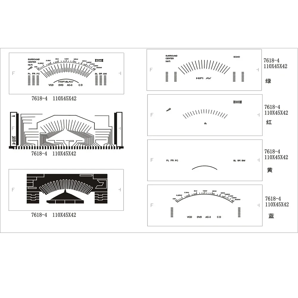 Imagem -04 - Audio Frequency Multimedia Vfd Fluorescente Display Música Speakers e Amplificadores Driver Board 2024