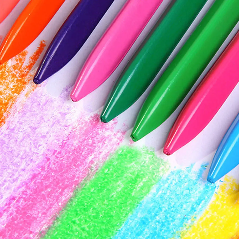 36Pcs Kids Crayons 36 Color Creative Plastic Crayons for Children Small Hands Friendly Bright Color Tool