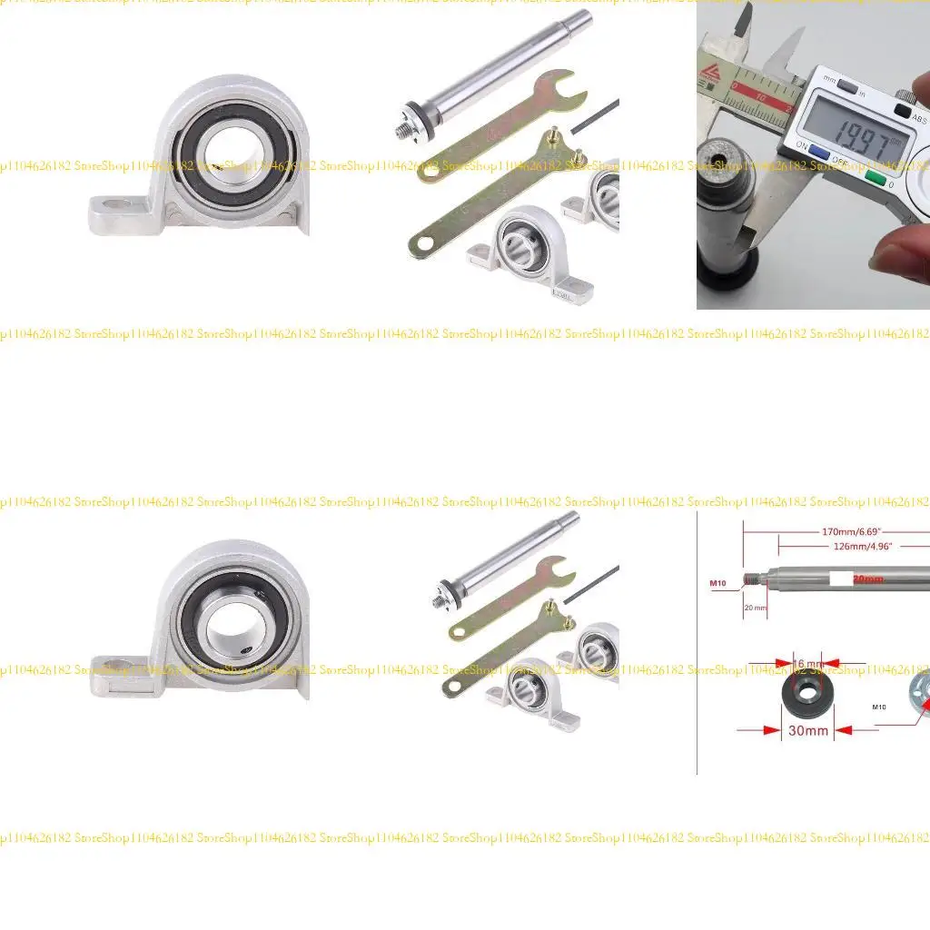 

Q2Q4 M14 Thread Spindle Shaft Pulley Lathe Headstock 4'' Blade Shaft Dia 2cm