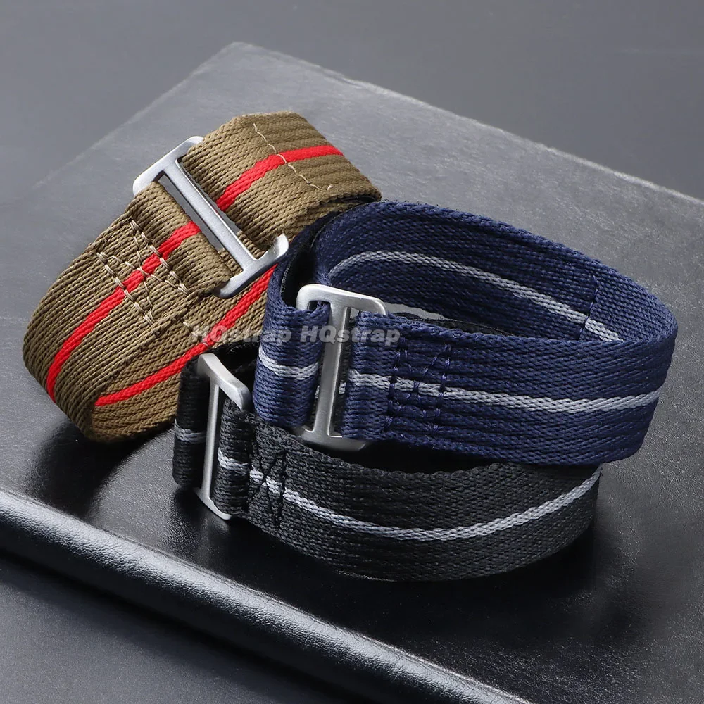 20mm 22mm Nylon Canvas Watch Strap for Tudor for Seiko Fabric Wristband Military Sport Watch Band Men Women Replacement Bracelet
