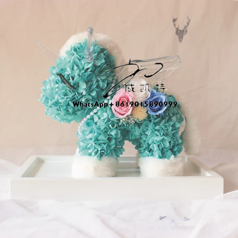 

Valentine Gift Items 2025 Preserved Flower Unicorn Everlasting Immortal Forever Flower Gift Box Unicorn Design
