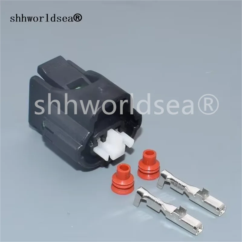 

Shhworldsea 2-контактный женский водонепроницаемый корпус, розетка, автоматический водонепроницаемый разъем 90980-11235, вилка стеклоочистителя от дождя для Nissan Teana