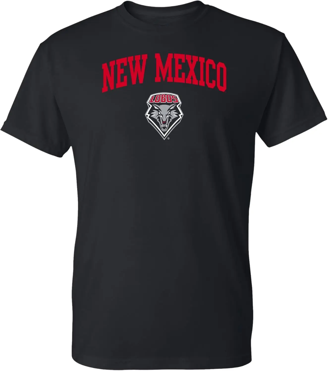 

UGP Campus Apparel AS03 - New Mexico Lobos Arch Logo T-Shirt - Small - Black