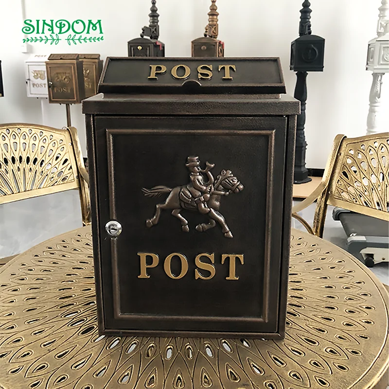 Vintage Wrangler Post Box, Mail Letterbox, Wall Mount Mailbox, Top Selling