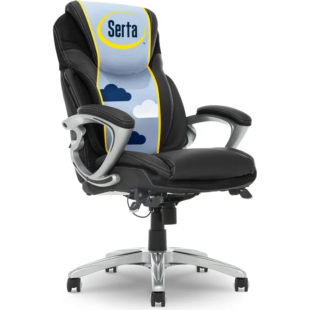 

Bryce Executive Office Chair, Ergonomic Computer DeskChairs with Patented AIR Lumbar Support, Comfy Body Pillows, Height A