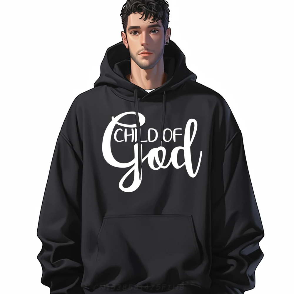 

Hip Hop Child Of God Hoodies Dad Loose Labor Day Crew Neck Long Sleeve Hoodies Classic Hoodies