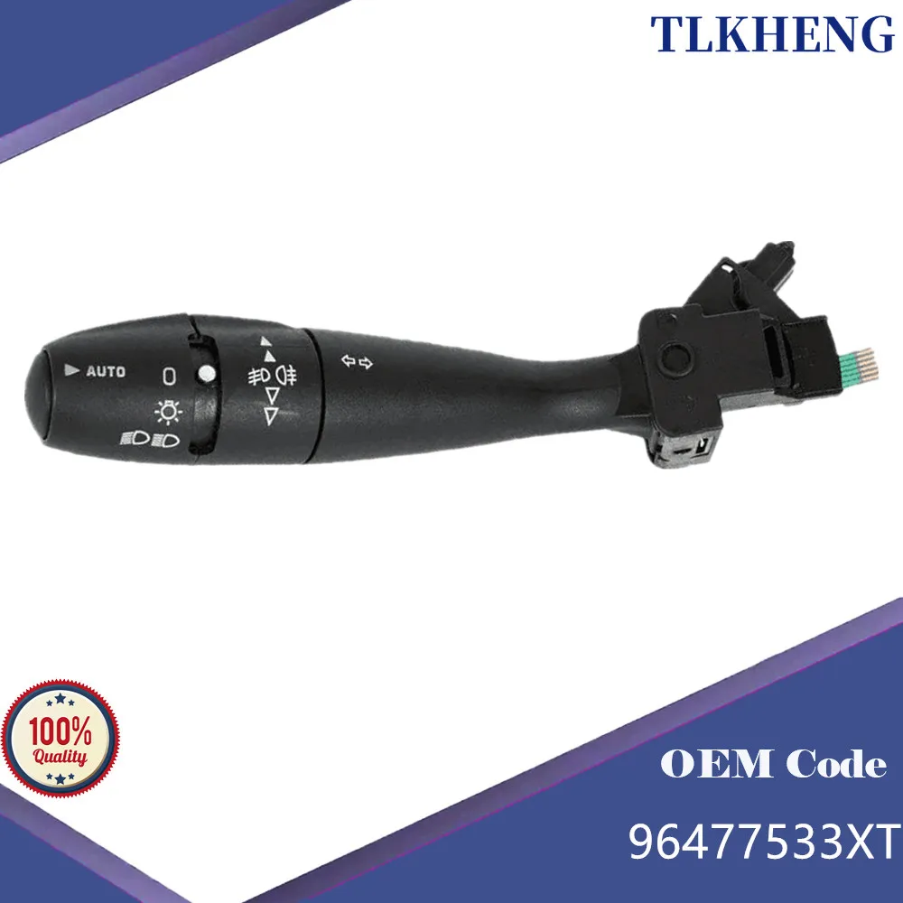 

Переключатель фар, переключатель указателей поворота для Citroen Berlingo C2 C3 C4 C5 Peugeot 206,207,307,406 Partner 1997-2017, 96477533 XT