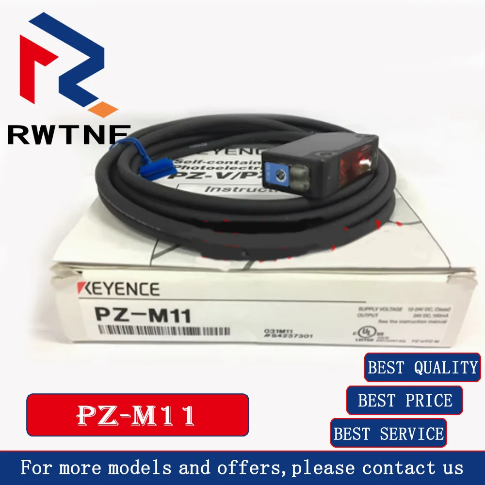 Brand New Genuine PZ-M11 KEYENCE square reflection photoelectric switch sensor, 100% original warehouse stock