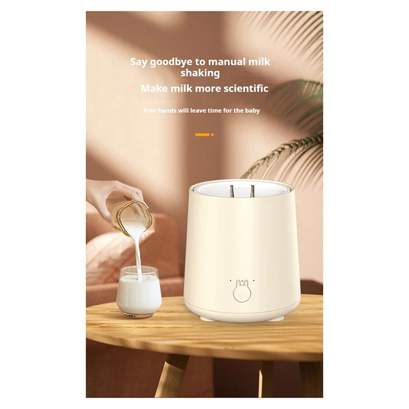 Electric Milk Bottle Shaker, USB Smart Intelligent Milk Powder Mixer