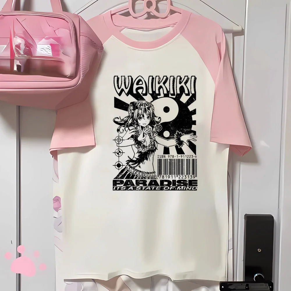 Y2k Cyber Manga Funny top women graphic quick dry casual wear t shirt girl funny clothing