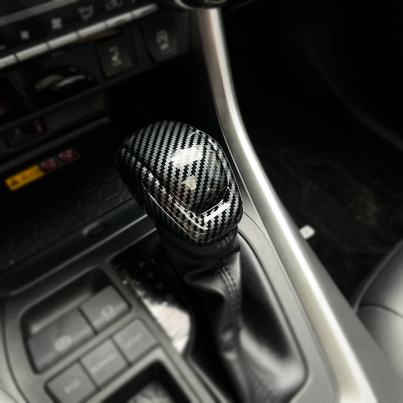 For Toyota Harrier 80 series Accessories Venza 2023 2022 2021 2020 Carbon Fiber Cover Central Control Gear Knob Interior Trim