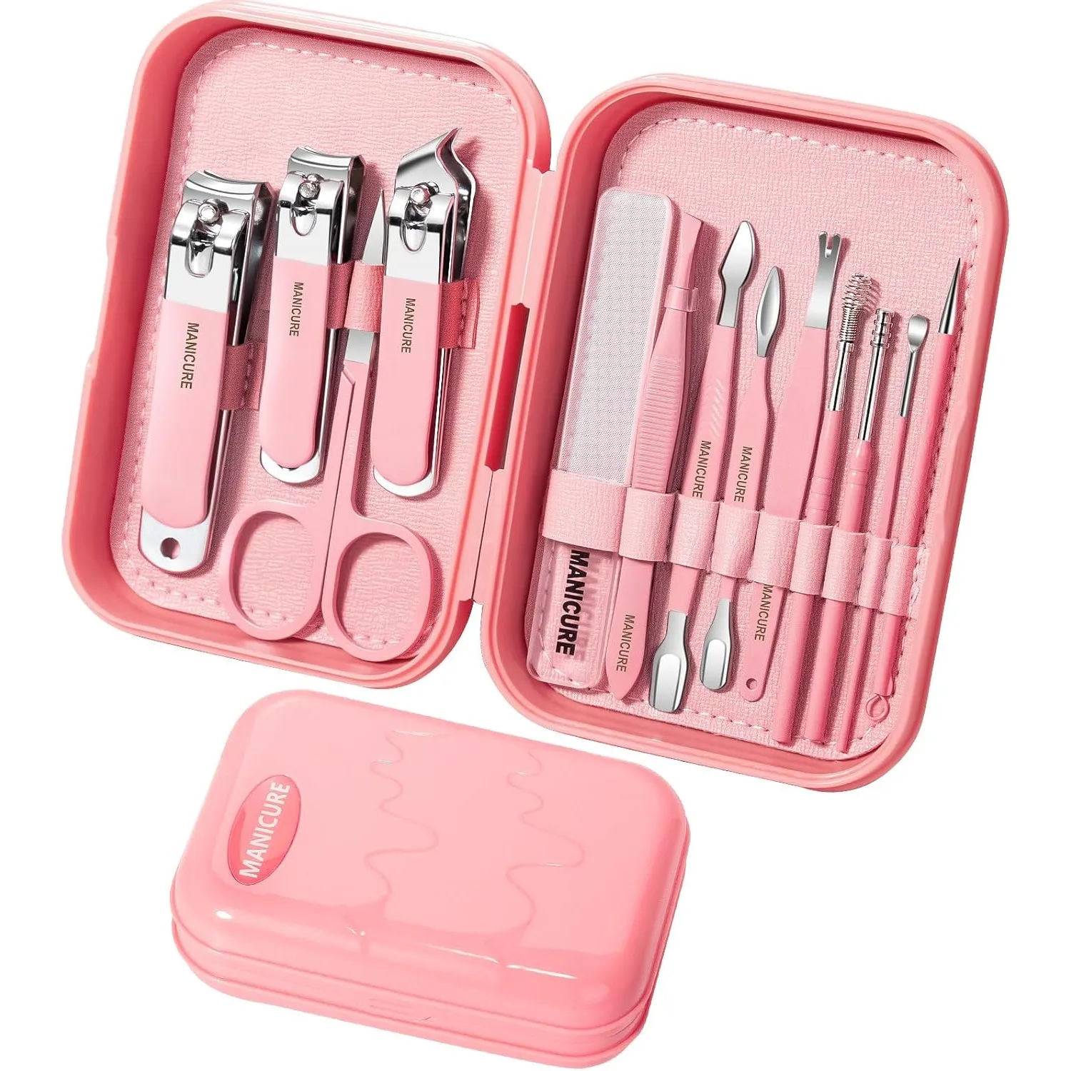 kit-de-manicure-e-pedicure-conjunto-de-cortadores-de-unhas-kit-para-unhas-encravadas-tesoura-e-alicate-de-unhas-14-pecas