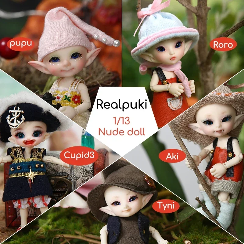 Hot Sale FreeShipping Fairyland realpuki soso bjd 1/13 Baby Girls Boys Nude Dolls High Quality Toys Shop ResinDoll