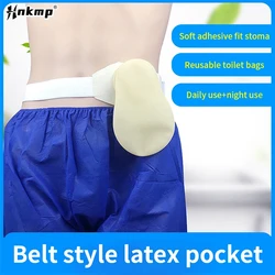 Stoma Ostomy Waterproof Bath Cover Adjustable Ostomy Belt Assit Accessory Stoma Care Supply Pouch With Closure For Ileostomy