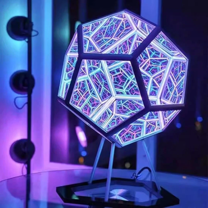 Dodecahedron ambient light pickup rhythm star light 2.4G remote control mobile app ambient light