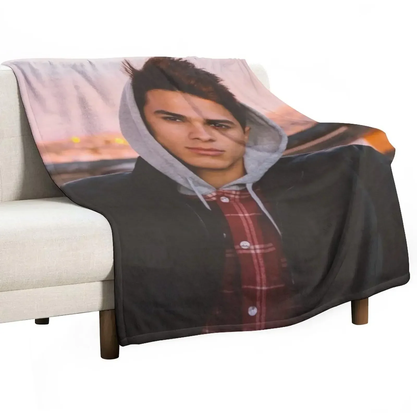 Brent Rivera Throw Blanket bed plaid Blankets For Sofas Cute Plaid Quilt Blankets