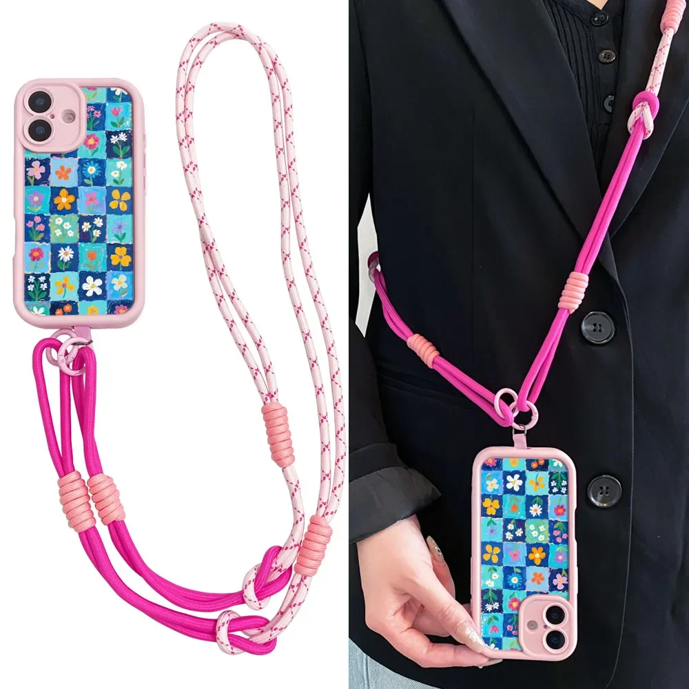 2025LanyardCaseforSamsungA56 36 26 16 06 15 55 35 25 54 34 24 73 53 21 71 51 31 72 52 32 14 13 12 17 07 Crossbody قلادة غطاء