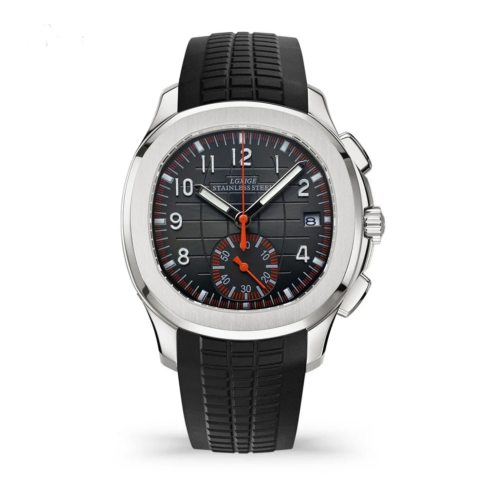 2025 Orologio di lusso da uomo Calendario Orologio da uomo impermeabile luminoso Cronografo maschile Orologi al quarzo da uomo in acciaio inossidabile