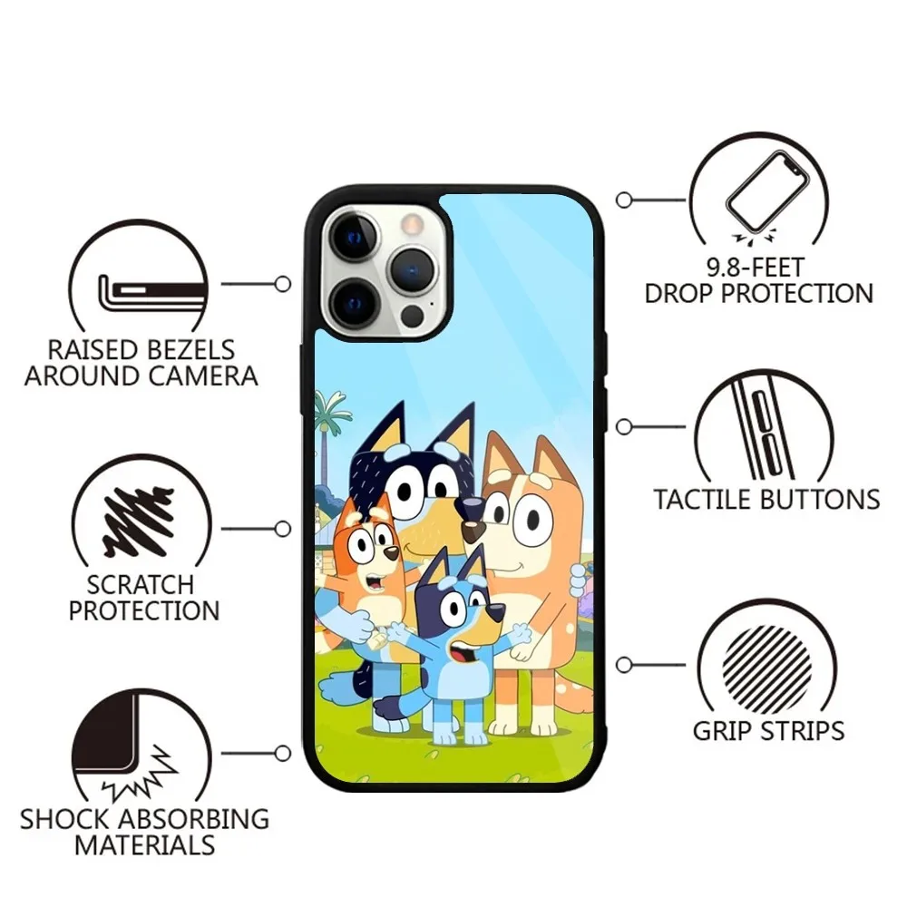 Anime Cartoon Blue-yS-B-Bingo Phone Case For iPhone 16,15,14,13,12,11,Plus,Pro,Max,Mini Magsafe Magnetic Wireless Charging