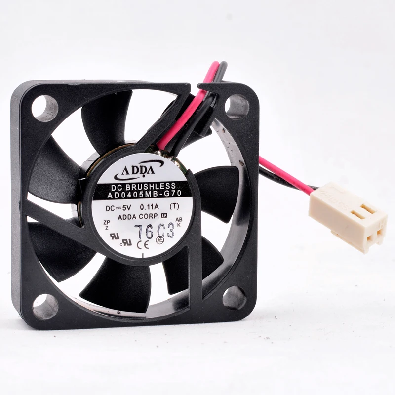 AD0405MB-G70 4cm 40mm fan 40x40x10mm DC5V 0.11A 2 ball bearings cooling fan for router cash register