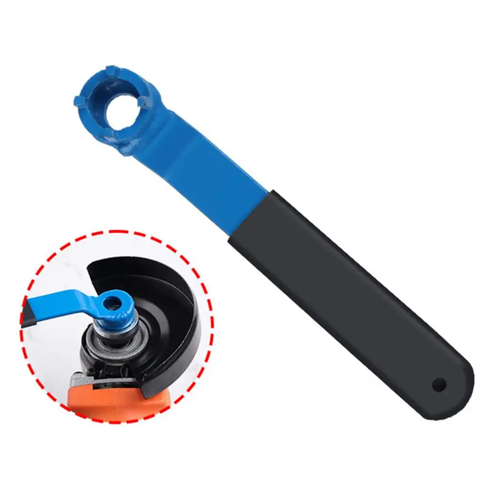 High Carbon Steel Wrench Tool Wrench Adjustable Angle Grinder Wrench High Carbon Steel Pin Spanner Heavy Duty Anti-slip for 4